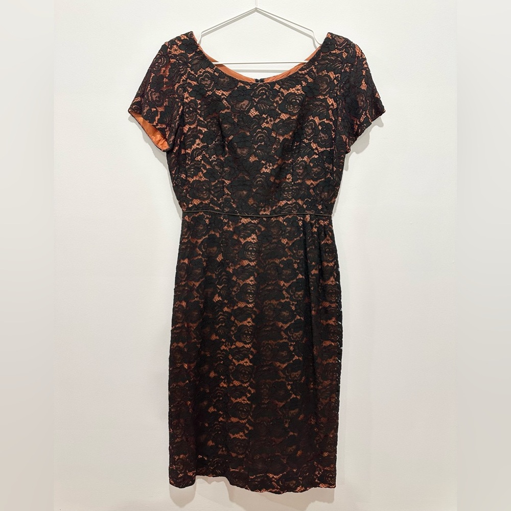Vintage Grace Taylor Lace Overlay Sheath Dress